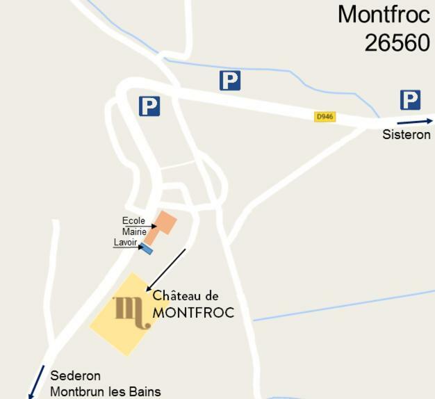 Chateau De Montfroc Bed & Breakfast Luaran gambar